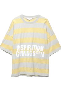 STRIPED - T-shirts print - light yellow