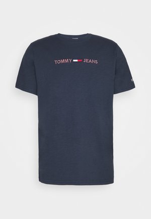 LINEAR LOGO TEE - T-shirt med print - twilight navy