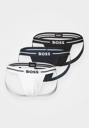 JOCKSTRAP BOLD 3 PACK - Slip - black/white