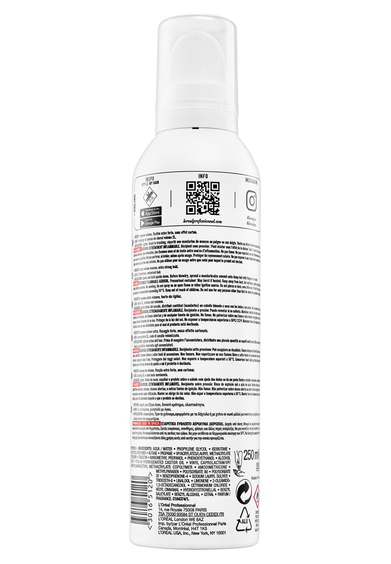 Herren Haarstyling | L'OREAL PROFESSIONNEL VOLUME LIFT Styling - QZ34461 Herren Haarstyling | L'OREAL PROFESSIONNEL VOLUME LIFT Styling - QZ34461