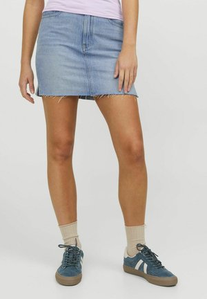 AURA  - A-lijn rok - light blue denim