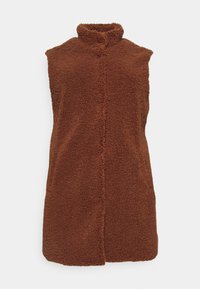 Noisy May Curve NMGABI VEST - Camisola - cappuccino