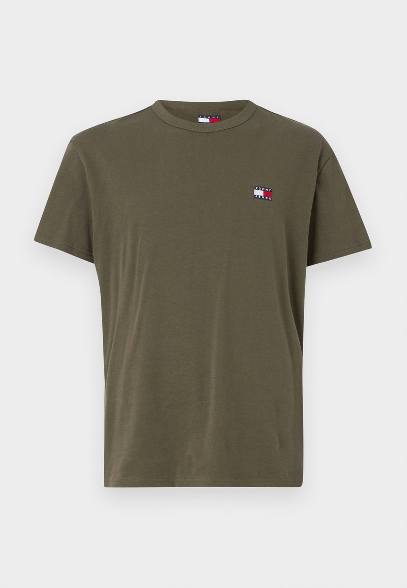 Tommy Jeans T-shirt basic donkergroen Tommy Jeans T-shirt basic donkergroen