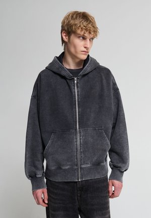 Terranova, FELPA TINTA UNITA - Felpa con zip - antracite