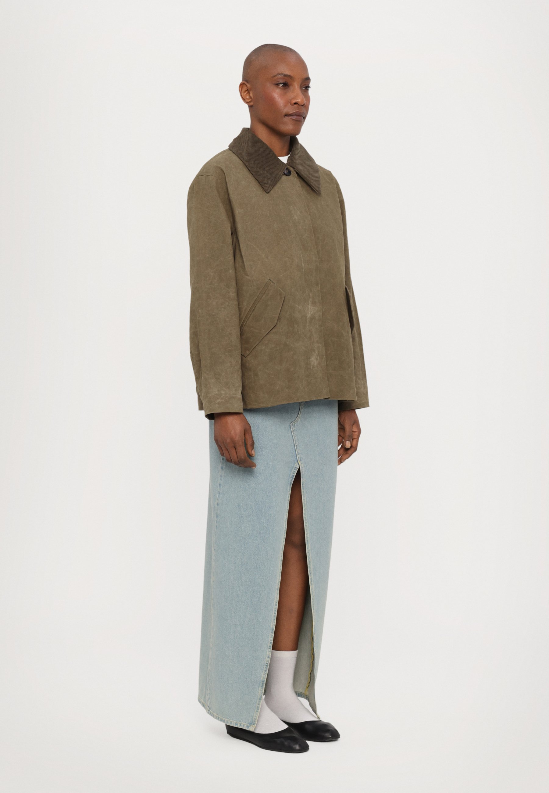 Holzweiler DIANA - Light jacket - green/light brown - Zalando.co.uk