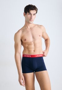Lacoste UNDERWEAR TRUNK - Onderbroeken - navy blue/overview/liamone/green/red-navy blue