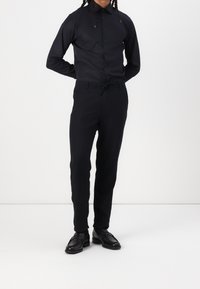 Selected Homme Tygbyxor - black