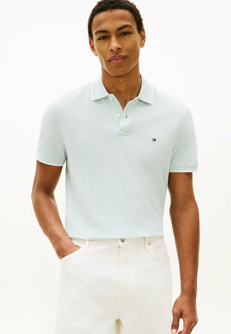 Tommy Hilfiger REG - Polo - crushed mint/bleu clair - ZALANDO.CH
