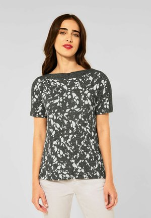 Print T-shirt - grey