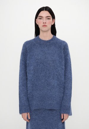 FURE FLUFFY - Strikkegenser - blue