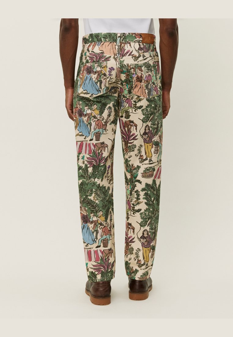 Les Deux RYDER DANCING PANTS Straight leg jeans oil green