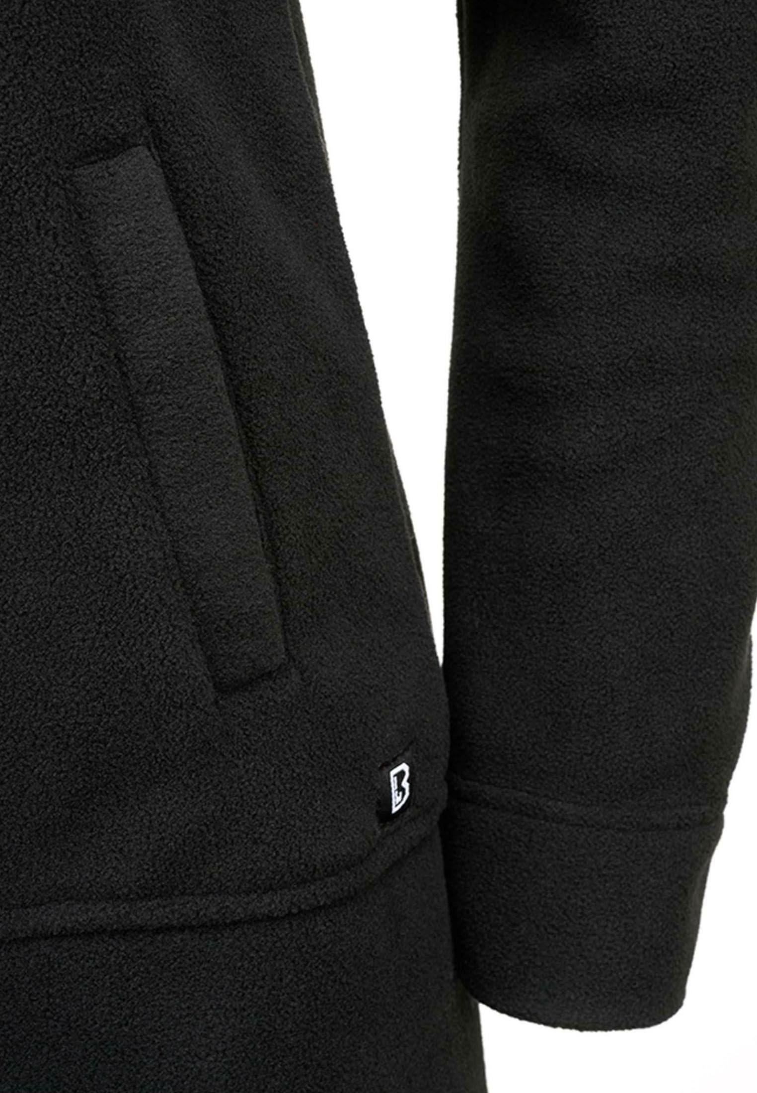 Veste Polaire Femme Brandit à Capuche - Coupe Classique, Couleur Noir, Idéale Mi-saison - 8