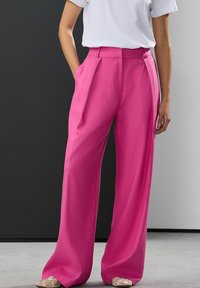 Next ELASTIC BACK WIDE LEG - Kalhoty - pink