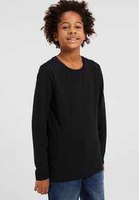 WE Fashion Langærmet T-shirt - black