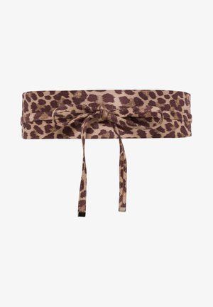 MIT ANIMAL PRINT - Waist belt - camelbrown