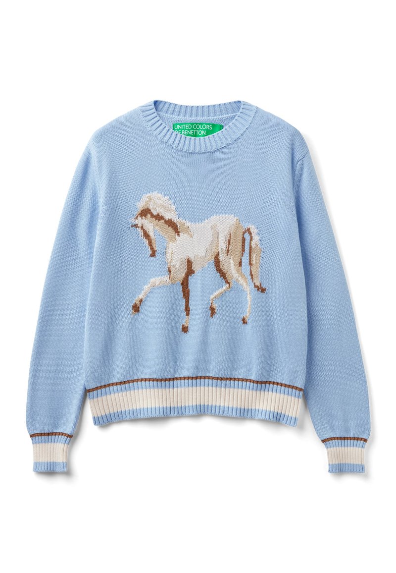 United Colors of Benetton Trui blauw United Colors of Benetton Trui blauw