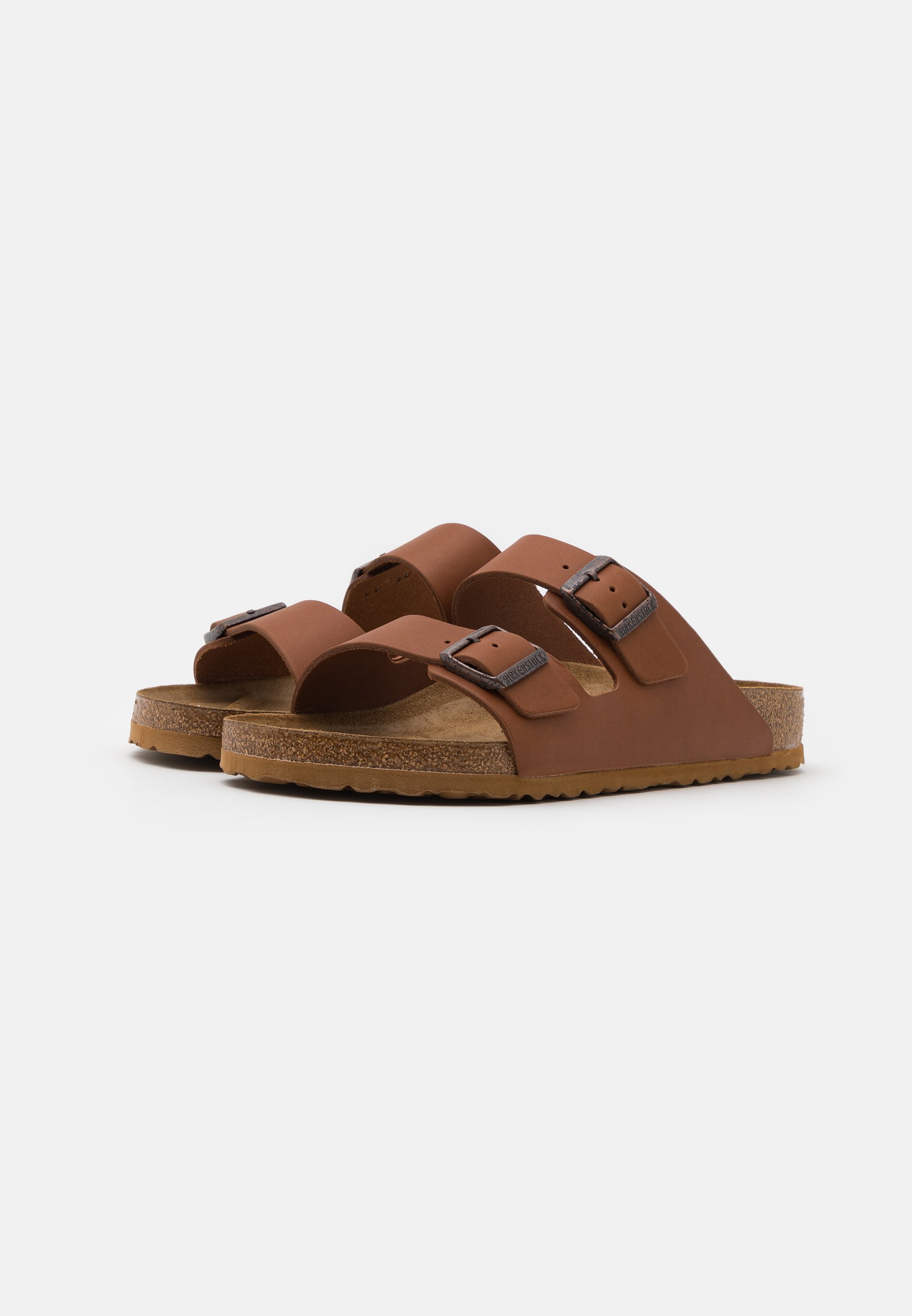 Birkenstock ARIZONA - Pantuflas - natura cognac/coñac - Zalando.es