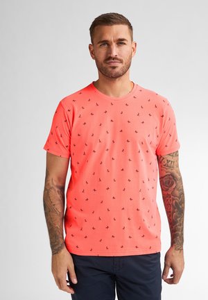 T-shirt con stampa - fiery coral