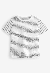 Next CREW SHORT SLEEVE 3 PACK  - REGULAR FIT - Nyomott mintás póló - black white