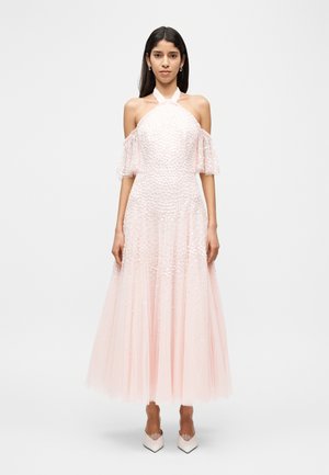 SCALLOP HALTER NECK GOWN - Ballkleid - seashell