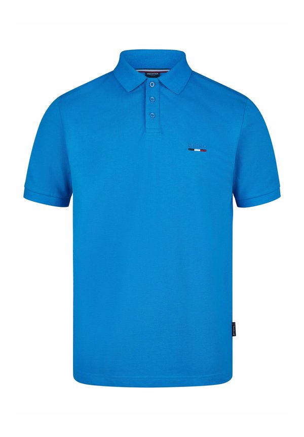 Poloshirt - blau meliert