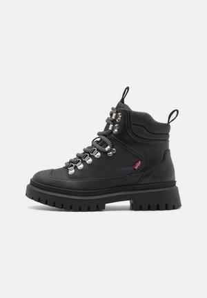 CANYON - Lace-up ankle boots - full black