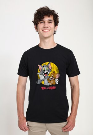 TOM AND JERRY THUMBS UP - Print T-shirt - black