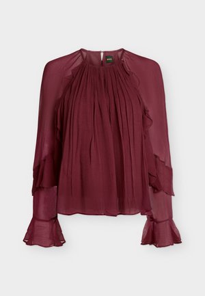 BOSS, BRADIA - Blouse - open red