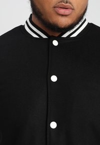 Urban Classics OLDSCHOOL COLLEGE JACKET  - Poletna jakna - black/white