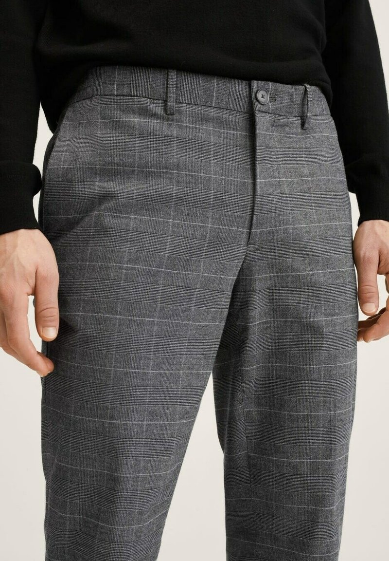 Pantalon Skinny Mango En Coton Gris Clair - Taille 38, Neuf Avec étiquettes
