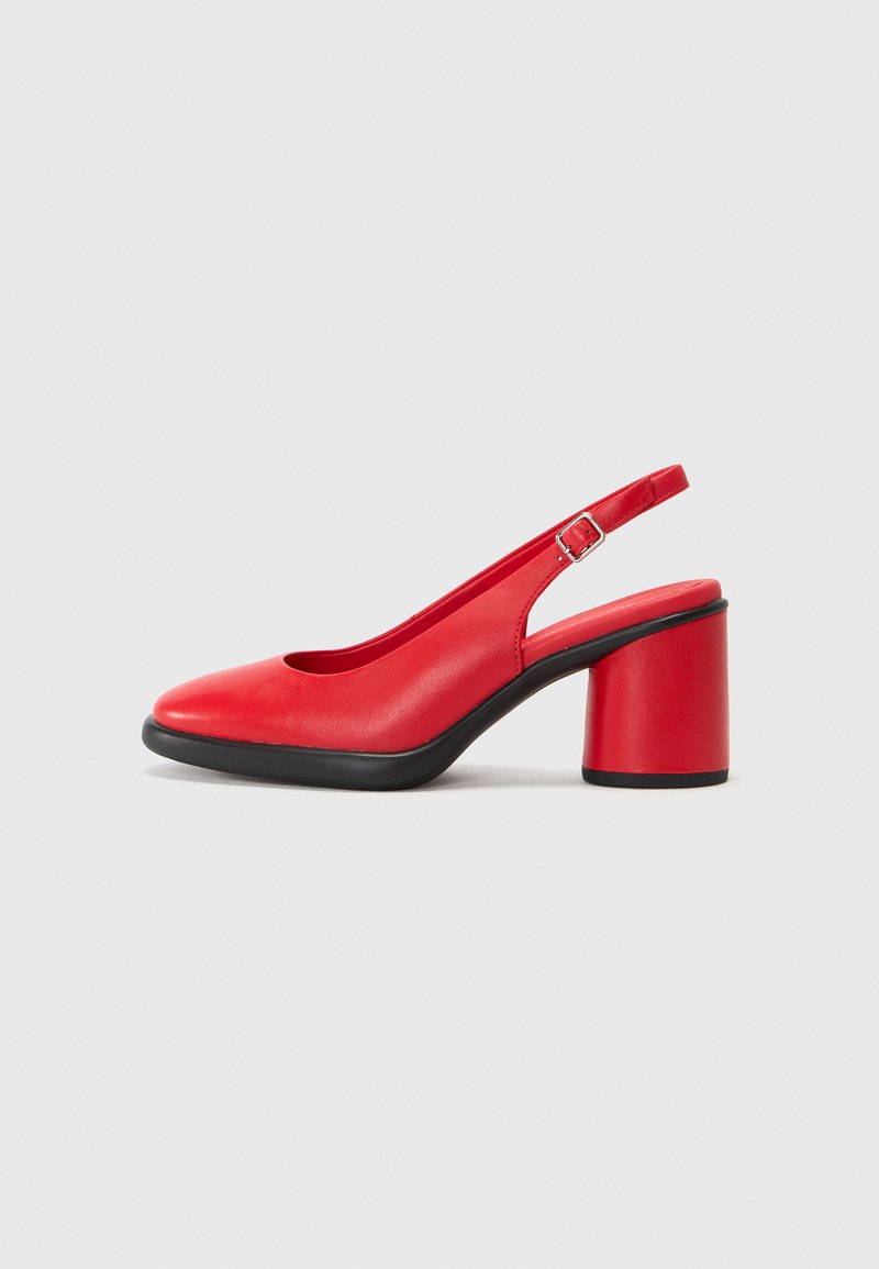 ECCO SCULPTED - Čevlji s platformo in peto - scarlet