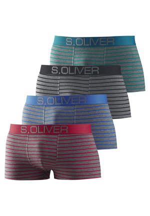 HIPSTER 4 PACK - Pants - grau schwarz gestreift   grün grau gestreift   blau grau gestreift