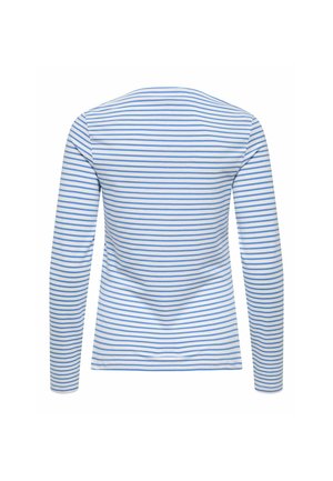 ONLKISS LIFE LS BOATNECK CC JRS NOOS - Langærmet T-shirt - cloud dancer