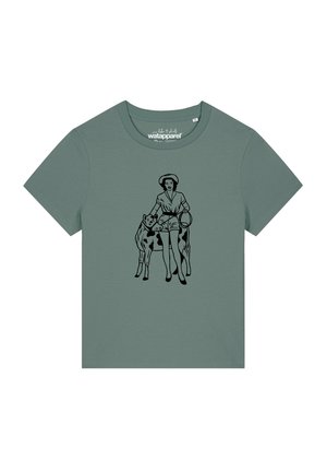 watapparel, COWGIRL - T-Shirt print - green bay