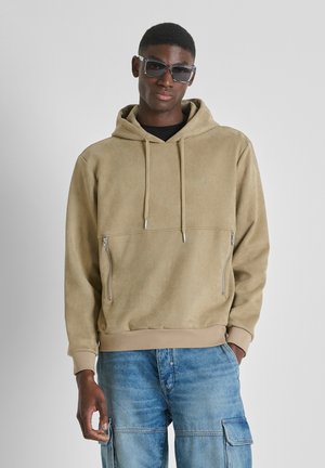 REGULAR FIT - Majica s kapuljačom - sand