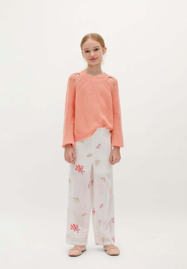 Strickpullover - coral