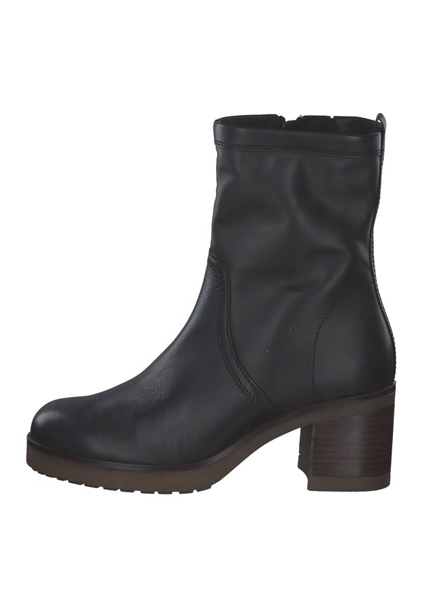 Plateaustiefelette - schwarz