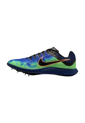 ATHLETICS DISTANCE ZOOM RIVAL DISTANCE - Spikes - dark obsidian indigo burst green black