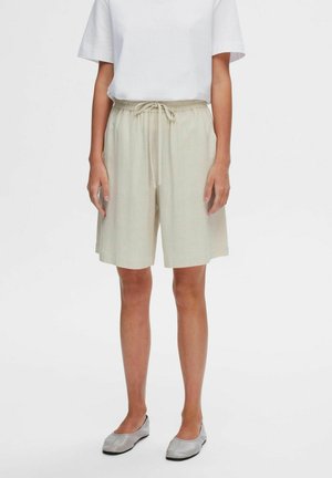 Selected Femme SLFVIVA NOOS - Shorts - sandshell