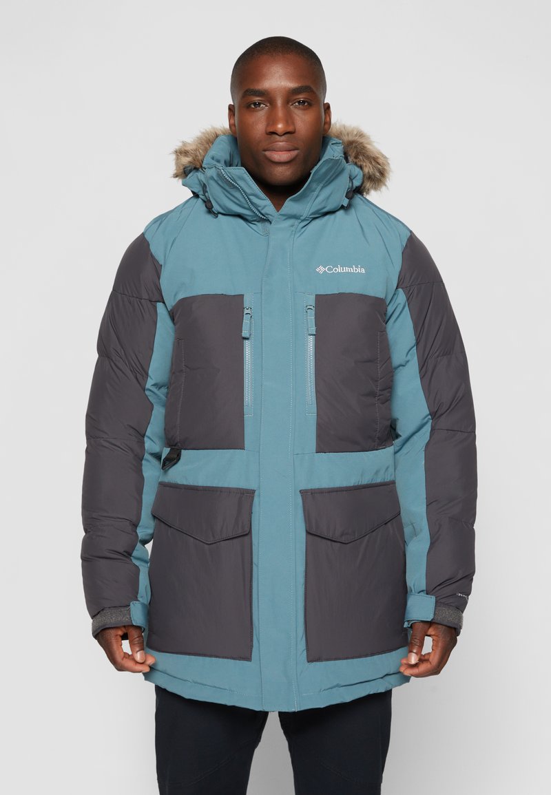 Columbia MARQUAM PEAK FUSION - Winterjacke - metal/shark/türkis ...
