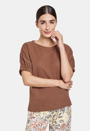 1/2 ARM 1/2 ARM SANDWASHED - Basic T-shirt - cacao