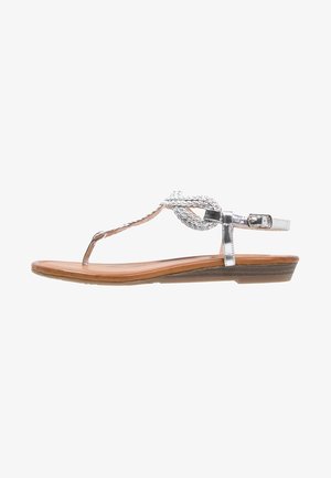 Buffalo, Sandales tongs - silver-coloured