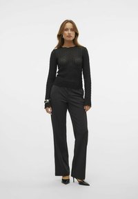 Vero Moda VMMAYA TAILLE - Hlače - black