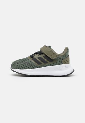 RUNFALCON I UNISEX - Neutral running shoes - raw khaki/core black/footwear white