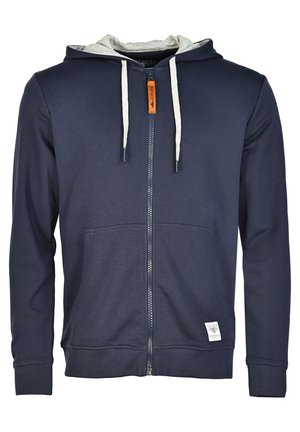 Sweater met rits - navy