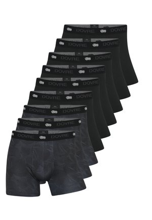 Dovre 9 PACK - Kurze Boxershorts - black