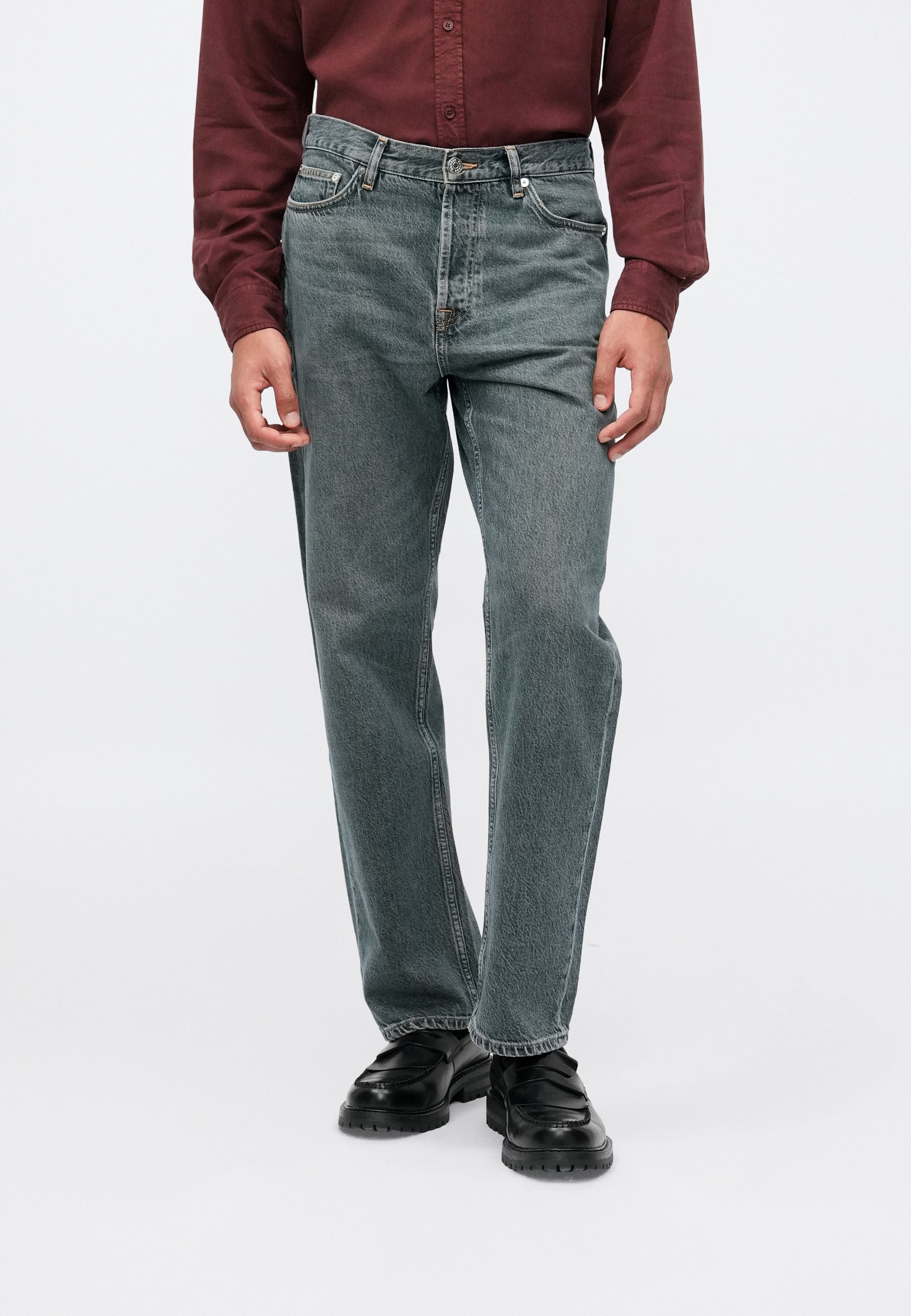 Samsøe Samsøe EDDIE - Straight leg jeans - dark caribbean/dark
