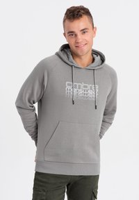 Ombre HOODED - Hoodie - grey