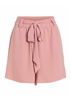VILA, SHORTS VIRELLA HIGH WAIST - Shorts - nostalgia rose