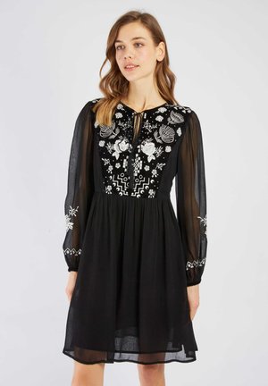 ELISABETH - Robe de jour - noir